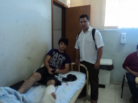 VISITA AO JOVEM LAENDER NO PRONTO SOCORRO DA CIDADE DE DIVINÓPOLIS\MG